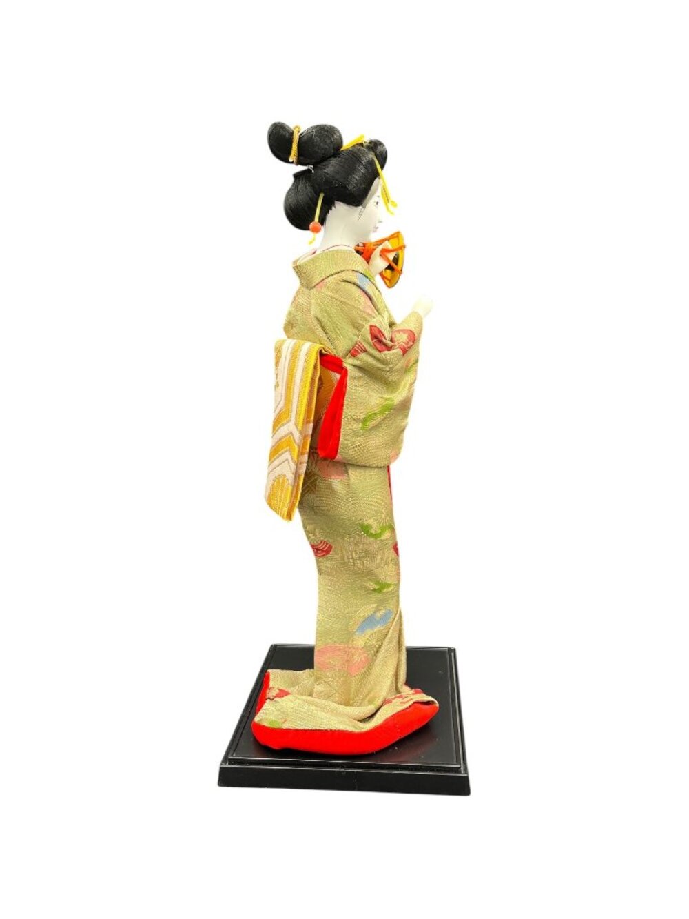 Vintage Japanese Geisha Doll Kimono Figurine Japan Large - Picture 7 of 15